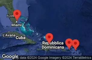 CELEBRITY ASCENT - útvonalterv 7 éjszaka indulás FORT LAUDERDALE, FLORIDA kelt 02/03/2025 - FORT LAUDERDALE, FLORIDA, AT SEA, PUERTO PLATA, DOMINICAN REP, CHARLOTTE AMALIE, ST. THOMAS, PHILIPSBURG, ST. MAARTEN