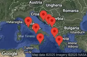 CELEBRITY ASCENT - útvonalterv 10 éjszaka indulás CIVITAVECCHIA, ITALY kelt 05/06/2026 - Civitavecchia, Italy, Sicily, Messina, Italy, AT SEA, KATAKOLON, GREECE, CORFU, GREECE, DUBROVNIK, CROATIA, SPLIT, CROATIA, BAR, MONTENEGRO, Naples, Capri, Italy