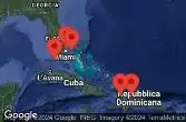 FORT LAUDERDALE, FLORIDA, KEY WEST, FLORIDA, BIMINI, BAHAMAS, AT SEA, LABADEE, HAITI, PUERTO PLATA, DOMINICAN REP