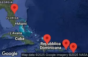 CELEBRITY APEX - útvonalterv 7 éjszaka indulás PORT CANAVERAL, FLORIDA kelt 16/01/2027 - Port Canaveral, Florida, AT SEA, PUERTO PLATA, DOMINICAN REPUBLIC, Charlotte Amalie, Saint Thomas, Basseterre, Saint Kitts and Nevis