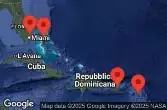 FORT LAUDERDALE, FLORIDA, AT SEA, Basseterre, Saint Kitts and Nevis, SAN JUAN, PUERTO RICO, Perfect Day at CocoCay, Bahamas