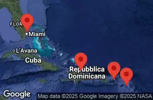CELEBRITY BEYOND - útvonalterv 7 éjszaka indulás FORT LAUDERDALE, FLORIDA kelt 24/01/2027 - FORT LAUDERDALE, FLORIDA, AT SEA, PUERTO PLATA, DOMINICAN REPUBLIC, Charlotte Amalie, Saint Thomas, Basseterre, Saint Kitts and Nevis