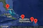MIAMI, FLORIDA, AT SEA, PUERTO PLATA, DOMINICAN REPUBLIC, Charlotte Amalie, Saint Thomas, Basseterre, Saint Kitts and Nevis