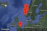 London, Southampton, England, AT SEA, STAVANGER, NORWAY, GEIRANGER, NORWAY, ALESUND, NORWAY, FLAM, NORWAY, BERGEN, NORWAY
