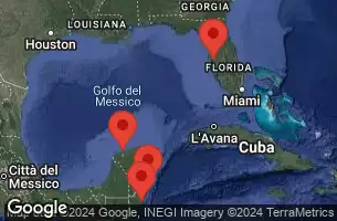 TAMPA, FLORIDA, AT SEA, YUCATAN (PROGRESO), MEXICO, BELIZE CITY, BELIZE, COSTA MAYA, MEXICO