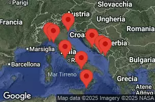 CELEBRITY CONSTELLATION - útvonalterv 10 éjszaka indulás Ravenna kelt 08/05/2026 - Venice, Ravenna, Italy, SPLIT, CROATIA, DUBROVNIK, CROATIA, KOTOR, MONTENEGRO, AT SEA, Sicily, Messina, Italy, Amalfi Coast, Salerno, Italy, PORTOFINO, ITALY, Florence, Pisa, La Spezia, Italy, Civitavecchia, Italy