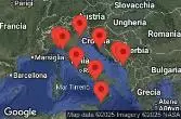 Venice, Ravenna, Italy, ZADAR, CROATIA, DUBROVNIK, CROATIA, KOTOR, MONTENEGRO, AT SEA, Sicily, Messina, Italy, Amalfi Coast, Salerno, Italy, PORTOFINO, ITALY, Florence, Pisa, La Spezia, Italy, Civitavecchia, Italy