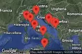 Civitavecchia, Italy, PORTOFINO, ITALY, Florence, Pisa, La Spezia, Italy, AT SEA, Amalfi Coast, Salerno, Italy, CATANIA, SICILY, ITALY, KOTOR, MONTENEGRO, DUBROVNIK, CROATIA, SPLIT, CROATIA, Venice, Ravenna, Italy