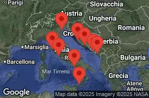 CELEBRITY CONSTELLATION - útvonalterv 11 éjszaka indulás CIVITAVECCHIA, ITALY kelt 18/05/2026 - Civitavecchia, Italy, Florence, Pisa, Livorno, Italy, AT SEA, Amalfi Coast, Salerno, Italy, Sicily, Messina, Italy, KOTOR, MONTENEGRO, DUBROVNIK, CROATIA, SPLIT, CROATIA, ZADAR, CROATIA, Venice, Ravenna, Italy