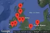 AMSTERDAM, HOLLAND, DOVER, ENGLAND, AT SEA, CORK, IRELAND, WATERFORD(DUNMORE E.)IRELAND, HOLYHEAD, WALES, LIVERPOOL, ENGLAND, BELFAST, NORTHERN IRELAND, GLASGOW (GREENOCK), SCOTLAND, INVERNESS/LOCH NESS SCOTLAND