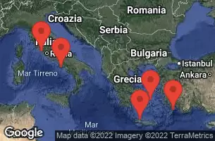 Civitavecchia, Italy, NAPLES/CAPRI, ITALY, AT SEA, RHODES, GREECE, MYKONOS, GREECE, CHANIA (SOUDA) -CRETE - GREECE