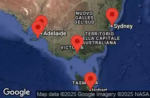 CELEBRITY EDGE - útvonalterv 9 éjszaka indulás SYDNEY, AUSTRALIA kelt 05/01/2026 - SYDNEY, AUSTRALIA, AT SEA, HOBART, AUSTRALIA, KANGAROO ISLAND, PENNESHAW, AUSTRALIA, ADELAIDE, AUSTRALIA, MELBOURNE, AUSTRALIA