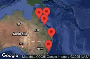 CELEBRITY EDGE - útvonalterv 11 éjszaka indulás SYDNEY, AUSTRALIA kelt 14/01/2026 - SYDNEY, AUSTRALIA, AT SEA, BRISBANE, AUSTRALIA, AIRLIE BEACH, AUSTRALIA, Cairns, Yorkeys Knob, Australia, Port Douglas, Australia, WILLIS ISLAND(CRUISING), AUS