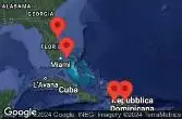 PORT CANAVERAL, FLORIDA, AT SEA, LABADEE, HAITI, PUERTO PLATA, DOMINICAN REP, BIMINI, BAHAMAS