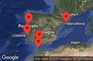 CELEBRITY EQUINOX - útvonalterv 9 éjszaka indulás BARCELONA, SPAIN kelt 14/05/2026 - BARCELONA, SPAIN, AT SEA, TANGIER, MOROCCO, LISBON, PORTUGAL, PORTO, PORTUGAL, Seville, Cadiz, Spain