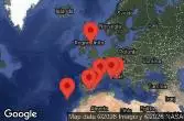 BARCELONA, SPAIN, CARTAGENA, SPAIN, GIBRALTAR, UNITED KINGDOM, AT SEA, Madeira, Funchal, Portugal, Malaga, Spain, AJACCIO, CORSICA, Civitavecchia, Italy
