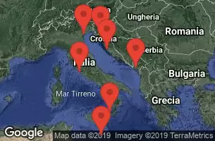 CIVITAVECCHIA, ITALY, SICILY (MESSINA), ITALY, VALLETTA, MALTA, AT SEA, KOTOR, MONTENEGRO, ZADAR, CROATIA, Rijeka, Croatia, VENICE, ITALY