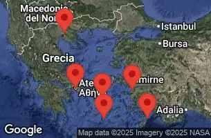 CELEBRITY INFINITY - útvonalterv 8 éjszaka indulás ATHENS, PIRAEUS, GREECE kelt 22/05/2026 - Athens, Piraeus, Greece, AT SEA, SANTORINI, GREECE, RHODES, GREECE, Ephesus, Kusadasi, Turkey, MYKONOS, GREECE, Thessaloniki, Greece