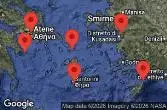 Athens, Piraeus, Greece, HYDRA, GREECE, AT SEA, RHODES, GREECE, Ephesus, Kusadasi, Turkey, MYKONOS, GREECE, SANTORINI, GREECE
