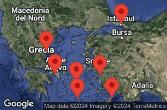 ATHENS (PIRAEUS), GREECE, VOLOS, GREECE, AT SEA, ISTANBUL, TURKEY, RHODES, GREECE, EPHESUS (KUSADASI), TURKEY, MYKONOS, GREECE, SANTORINI, GREECE