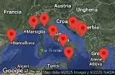 Athens, Piraeus, Greece, AT SEA, DUBROVNIK, CROATIA, SPLIT, CROATIA, KOTOR, MONTENEGRO, Sicily, Messina, Italy, Naples, Capri, Italy, Civitavecchia, Italy, Florence, Pisa, La Spezia, Italy, Nice, Villefranche, France, BARCELONA, SPAIN