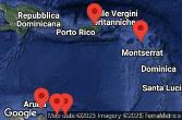 SAN JUAN, PUERTO RICO, BASSETERRE, ST. KITTS, AT SEA, KRALENDIJK, BONAIRE, ORANJESTAD, ARUBA, WILLEMSTAD, CURACAO