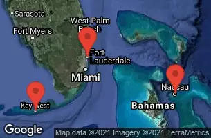FORT LAUDERDALE, FLORIDA, KEY WEST, FLORIDA, AT SEA, NASSAU, BAHAMAS