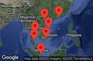 CELEBRITY SOLSTICE - útvonalterv 12 éjszaka indulás HONG KONG, CHINA kelt 03/01/2026 - HONG KONG, CHINA, AT SEA, HANOI (HALONG BAY),VIETNAM, HUE, DANANG (CHAN MAY), VIETNAM, HO CHI MINH (PHU MY), VIETNAM, BANGKOK, THAILAND, KO SAMUI, THAILAND, SINGAPORE
