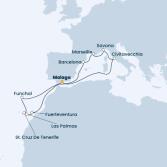 Spain, Canary Islands, Madeira , France, Italy
