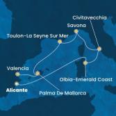 Spain, Italy, France, Balearic Islands