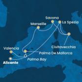 Spain, Italy, France, Balearic Islands