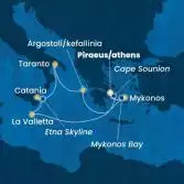 Greece, Malta, Italy