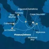 Greece, Malta, Italy