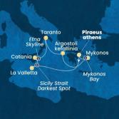 Greece, Malta, Italy