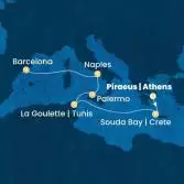 Greece, Tunisia, Italy, Spain