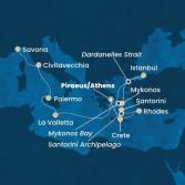 Greece, Turkey, Malta, Italy