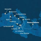Greece, Malta, Italy, Corsica (France), France