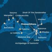 Greece, Turkey, Malta, Italy, Spain, France