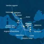 Greece, Montenegro, Italy