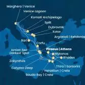 Greece, Montenegro, Croatia, Italy