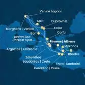 Greece, Montenegro, Croatia, Italy