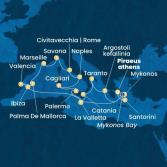 Greece, Malta, Balearic Islands, Spain, France, Italy