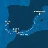 Spain, Gibraltar, Portugal