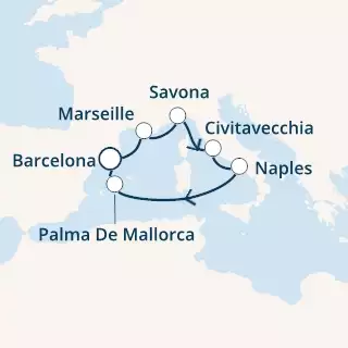 Spain, France, Italy, Balearic Islands