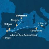 Spain, Morocco, Tunisia, Italy