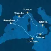 Spain, France, Italy, Tunisia