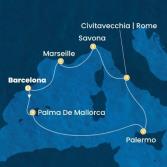 Spain, Balearic Islands, Italy, France