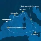 Spain, Balearic Islands, Italy, France