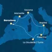 Spain, France, Italy, Tunisia