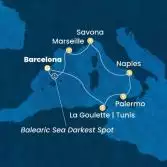 Spain, France, Italy, Tunisia